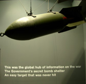 WWII Blitz London Cabinet War Room Bomb photo