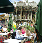 Carousel in Fontainebleau Ville photo