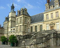 Steps at Fontainebleau Chateau photo