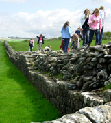 Hadrian's Wall School Kids Hike Photo