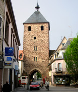 Molsheim medieval tower photo