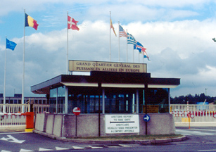 Nato headquarters gate mons photo