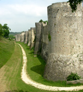 Medieval Moat Walls Provins photo