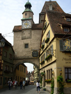 Rothenburg clock tower photo