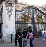 Buckingham Palace gates photo