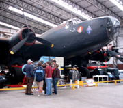 Halifax Bomber at Vintage WWII Air Museum photo