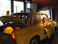 East German Trabant Car with Family photo