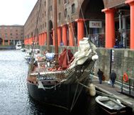 Albert Dock schooner photo