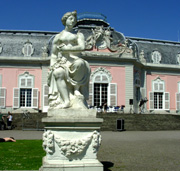 Baroque Design Statue Benrath Palalace Facade photo