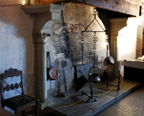 Fireplace at Castle Chillon