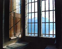 Window on Lake Geneva Chillon Castle