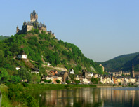 Cochem Castle on the Mosel Wine River photo