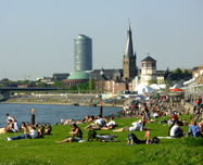 Rhine River Bank Suummer photo
