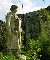 Godfrey of Boullion Statue at Castle Boullion photo