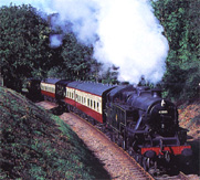 Railroad through Lake District photo