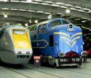 Deltic Diesel and High Speed Train photo