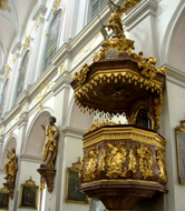 Pulpit Peterskirche St Peters Cathedral Munich photo