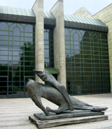New Art Museum statue Munich photo