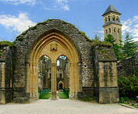 Orval Abbey Monastery Ruins Gothic Arch photo