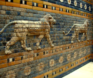 Babylonian Lions Walls of Babylon photo