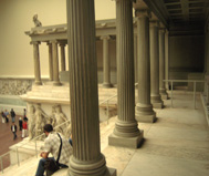 Steps of Bergamon Acropolis photo
