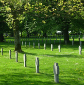 Germand War Cemetery Grave Markers photo