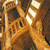 Middle Ages in France carved Stair photo