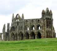 Gothic Abbey Ruins Whitby Coast photo