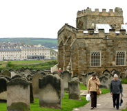 Whitby Abbey Graveyard photo