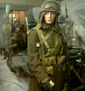 GI in Ardennes Battle Mannequin phoot