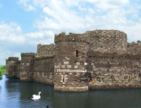 Beaumaris Castle Moat photo