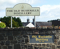 Old Bushmills Distillery Tour Visitor Sign photo