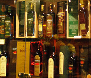 Bushmills Whiskey Tasting Room Bottles photo