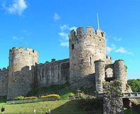 Conwy Castle Turrets photo