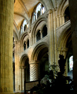 Romanaesque Arches Durham Cathedral nave photo