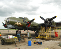 B17 Bomber repair photo