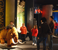 Childern In Museum Baby Mammoth photo