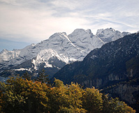 Alps Peaks along Golden pass Route photo