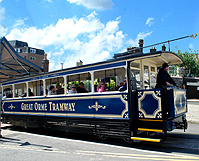 Great Orme Cable Tram car Passengers photo
