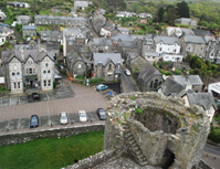 Harlech Castle Town View photo