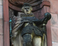 Elector statue Heidelberg Castle Walls photo