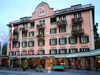 Hotel Interlaken Alps evening photo