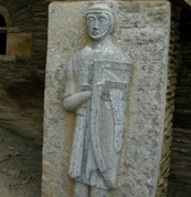 Medieval Belgian Knight Relief photo
