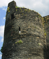 Turret at Haunted La Roche Castle photo