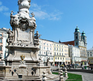 Maria Fountain Main Square Linz Square photo