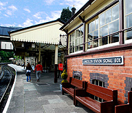 Llangollen Railway Station Signal Box photo