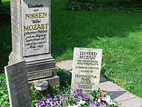 Leopold and Constance Mozart Grave markers photo