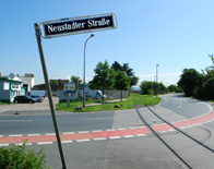 Rail Crossing Neustadter Street photo