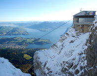 Lake Luzern Aerial Tram View photo