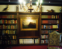 Library at auf Schonburg Castle Hotel